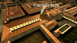 Animation of ancient Roman Fort in Caerleon Wales [upl. by Eedebez]