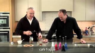 How to make a frappé coffee using an aerolatte milk frother [upl. by Parry500]