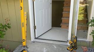 Jeld Wen Front Door Installation  Really crappy products and craftsmanship PART 1 [upl. by Westberg131]