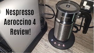 Nespresso Aeroccino 4 Milk Frother Review  Worth upgrading from the Aeroccino 3 [upl. by Royce]