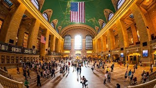 Walking Tour of Grand Central Terminal — New York City 【4K】🇺🇸 [upl. by Yelnikcm]