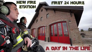 First 24 Hours in a New Fire Station  A Day in the Life [upl. by Suirradal]