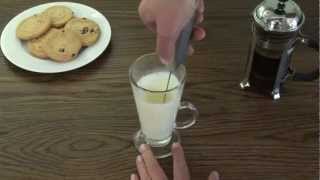 Aerolatte  The Original Steam Free Milk Frother [upl. by Nolak]