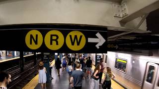 ⁴ᴷ The Busiest NYC Subway Station Times Square–42nd StreetPort Authority Bus Terminal [upl. by Woodson954]