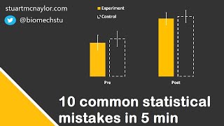 Ten Statistical Mistakes in 5 Min [upl. by Colis232]