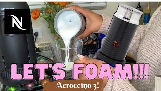 How To Foam Milk With Aeroccino 3 Make Coffee With Foam Tips amp Tricks  Easy Foamed Latte Recipe [upl. by Yllen40]