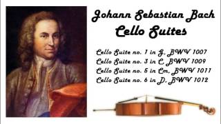 Johann Sebastian Bach  Cello suites in 432 Hz great for reading or studying [upl. by Werdnael211]